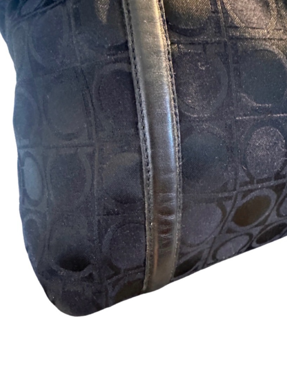 Vintage Salvatore Ferragamo Gancini Print Bag - Picture 12 of 12